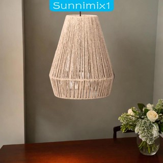 [Sunnimix1] โคมไฟเชือกถัก แฮนด์เมด DIY สําหรับแขวนตกแต่งห้องนอน ห้องนั่งเล่น ฟาร์มเฮาส์ โรงแรม