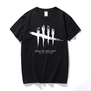 ขายดี เสื้อยืด พิมพ์ลายธีมเกม Dead By Daylight สีดํา Diy สําหรับผู้ชาย 302110