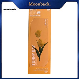 &lt;moonback&gt; ที่คั่นหนังสือ แบบโปร่งแสง ทนทาน สําหรับโรงเรียน จํานวน 5 ชิ้น ต่อชุด