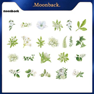 &lt;moonback&gt; สติกเกอร์ มีกาวในตัว แฮนด์เมด สําหรับตกแต่งสมุดไดอารี่ อัลบั้ม DIY 46 ชิ้น