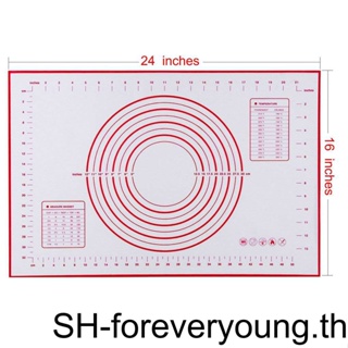 แผ่นซิลิโคนนวดแป้งโด แบบพกพา ไม่ติดผิว สําหรับทําเบเกอรี่ เค้ก บิสกิต 1 2 3 5