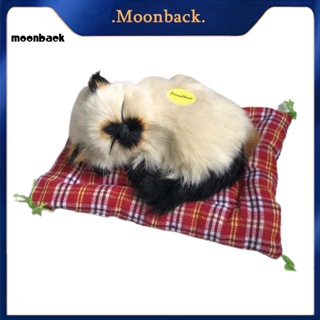 &lt;moonback&gt; ตุ๊กตาแมว ผ้ากํามะหยี่ขนนิ่ม ยืดหยุ่น สําหรับตกแต่งเบาะนั่ง