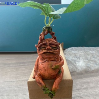 Erck&gt; ฟิกเกอร์เรซิ่น รูปปั้นหญ้า Mandrake สําหรับตกแต่งสวน