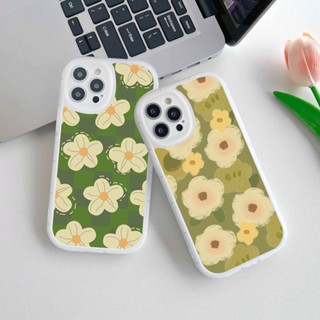 เคสโทรศัพท์มือถือแบบใส กันกระแทก ลายดอกไม้ สําหรับ Iphone 14plus 12 14 13promax 12mini 11