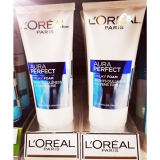 (แท้ฉลากไทย)โฟมล้างหน้า ลอรีอัล เพอร์เฟ็คท์ 100มล LOREAL Aura Perfect Foam