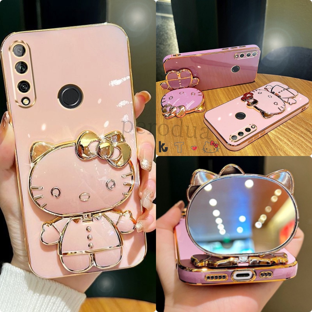 เคสโทรศัพท์มือถือ ซิลิโคนนุ่ม พร้อมกระจกแต่งหน้า พับได้ สําหรับ OPPO CPH2477 CPH2471 CPH2269 CPH2349
