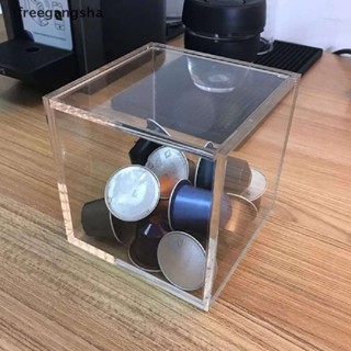 [FREG] กล่องเก็บแคปซูลกาแฟ อะคริลิคใส กันฝุ่น พร้อมฝาปิด FDH