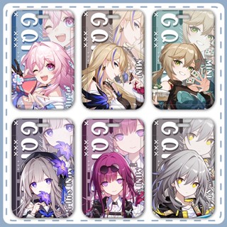 Honkai: Star Rail Fugen meal card holder campus card student March 7th public transport card protector with lanyard