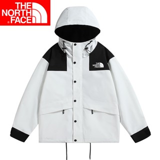 👍Ready Stock👍 The North Face เสื้อแจ็กเก็ตกันฝน มีฮู้ด กันน้ํา ระบายอากาศ พลัสไซซ์ สําหรับขี่จักรยานกลางแจ้ง ทุกเพศ