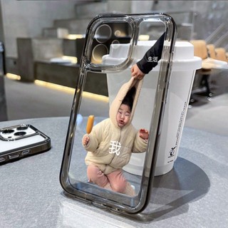 เคสโทรศัพท์มือถือ ลายการ์ตูนอวกาศ Life with Me Funny Expression สําหรับ iPhone14 13 14Promax 12 13 14 xs 11Pro 6 7 8PLUS