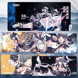 HMS Cheshire Mouse Pad Azur Lane Gaming Custom Table pads Large anime Rubber Upholstery animation Computer pad cute swimsuit cat keyboard pad