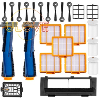 แปรงหลัก แปรงด้านข้าง แผ่นกรอง HEPA แบบเปลี่ยน สําหรับเครื่องดูดฝุ่น Shark AV2501AE AV2502AE