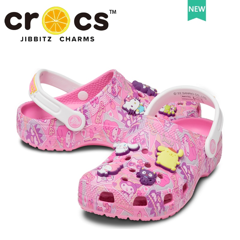 รองเท้า Cross เด็ก เด็กหญิง Hello Kitty and Friends Classic Clog สำหรับเด็กผู้หญิง น้ำหนักเบา กันลื่น ระบายอากาศ#208025