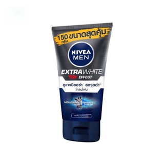 Nivea นีเวีย เมน เอ็กซ์ตร้า ไวท์ มัด โฟม 150 กรัม