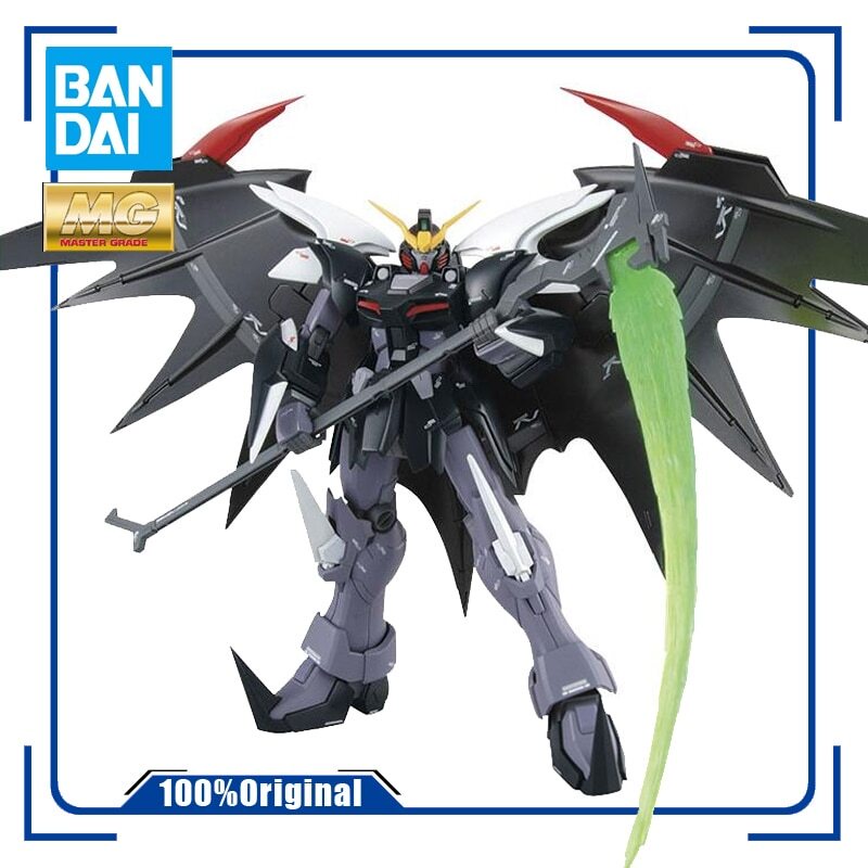 BANDAI MG 1/100 New Mobile Report Gundam Wing XXXG-01D2 Gundam Deathscythe Hell EW Assembly Model Ac