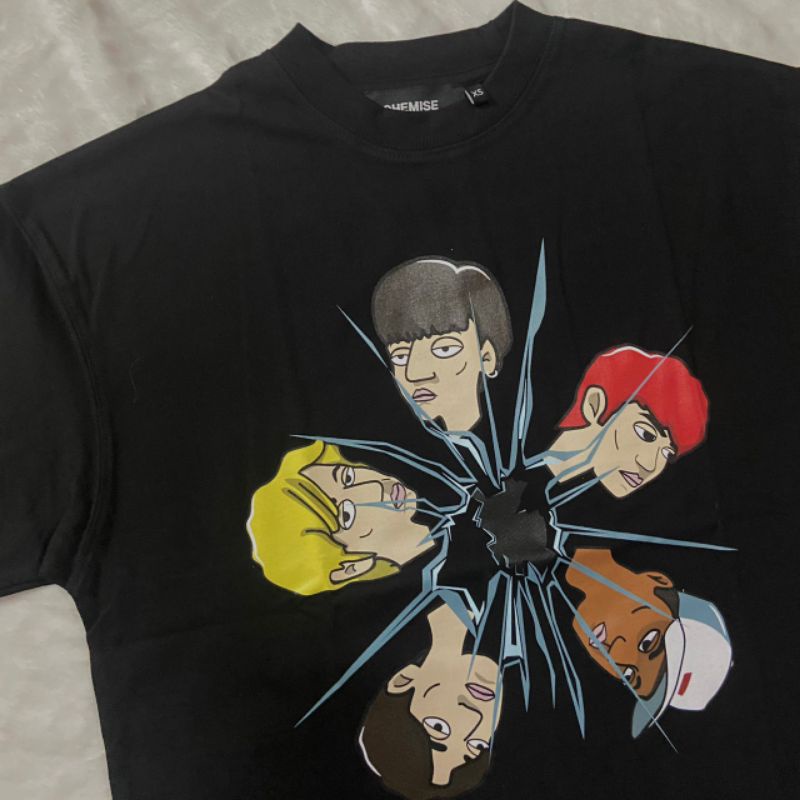 YIC  เสื้อ Three Man Down Threestein d T-shirt