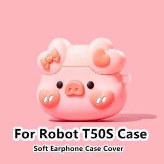 【Trend Front】เคสหูฟัง แบบนิ่ม ลายการ์ตูน NO.1 สําหรับ Robot T50S T50S