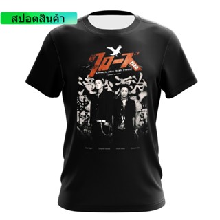 เสื้อยืดแขนสั้นลําลอง ผ้าฝ้าย 100% พิมพ์ลายกราฟฟิค Crows Zero