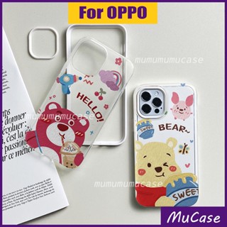 3 IN 1 เคสโทรศัพท์มือถือแบบใส ลาย IN 1 สําหรับ Oppo A5S A12 A7 A3S A12E A5 A9 A15 A15S A35 A16 A16S A16K A16E A17 A17K A53 A53S A54 A55 A57 2022 A94 Reno 5 7 8 5F F9 Pro 2020 4G 5G สุนทรียศาสตร์ แบบใส