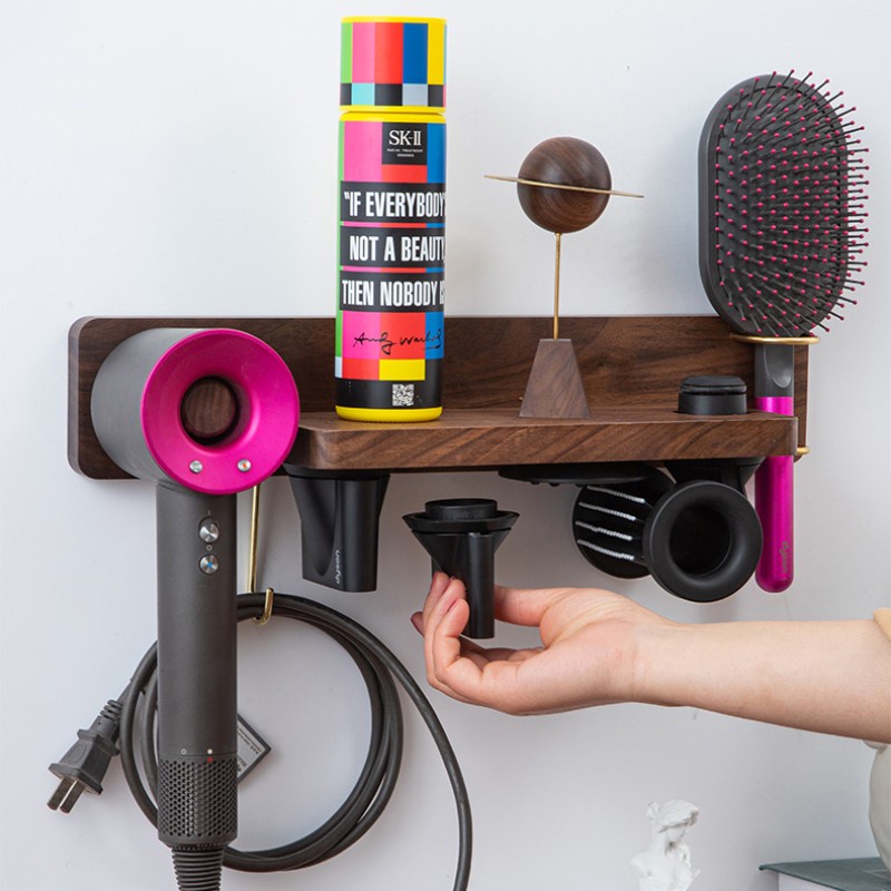 Dyson ชั้นวางไดร์เป่าผม hd15 hd16 แบบติดผนังห้องน้ํา ไม่ต้องเจาะรู dyson hd15 hd16