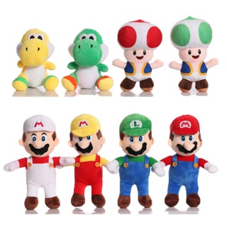 ตุ๊กตายัดนุ่น รูปอนิเมะ Super MARIO Bros Toad ขนาด 15 ซม. 25 ซม. ของเล่นสําหรับเด็ก