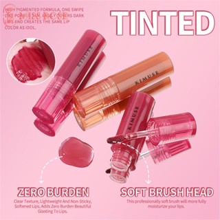 CYREAL Kimuse ชุ่มชื้นและชุ่มชื้นกระจกลิปเคลือบธรรมชาติสีขาวและแห้งและแต่งหน้าและสีฟรีลิปสติกลิปเคลือบลิปกลอ,ลิปทินท์,6สี,ติดทนนานลิปกลอส