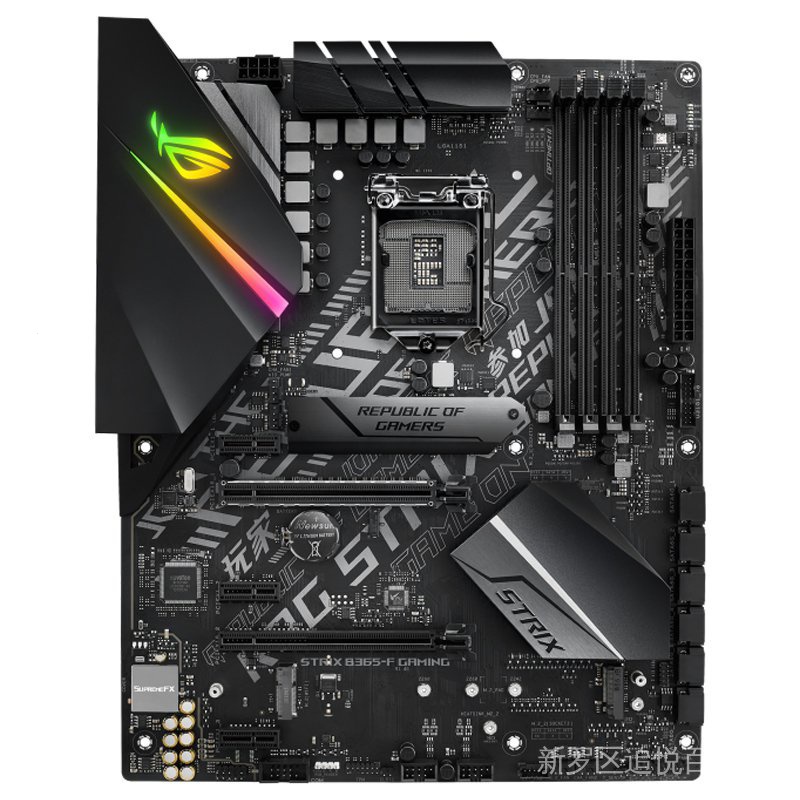 เมนบอร์ด ASUS ROG STRIX B365-F GAMING พร้อม Aura Sync RGB Intel LGA-1151 B365 ATX เมนบอร์ดสําหรับเล่