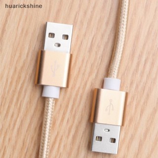 Huarickshine^^ สายเคเบิลฮาร์ดดิสก์ USB เป็น USB ตัวผู้ เป็นตัวผู้ สําหรับกล่องทีวี PC หม้อน้ํา SSD แล็ปท็อป รถยนต์