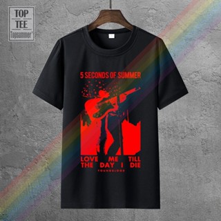 เสื้อยืด พิมพ์ลายอีโม่ 5 Seconds Of Summer สไตล์พังก์ โกธิค เรโทร ฮาราจูกุ ฮิปฮอป กอธิค เหมาะกับฤดูร้อน