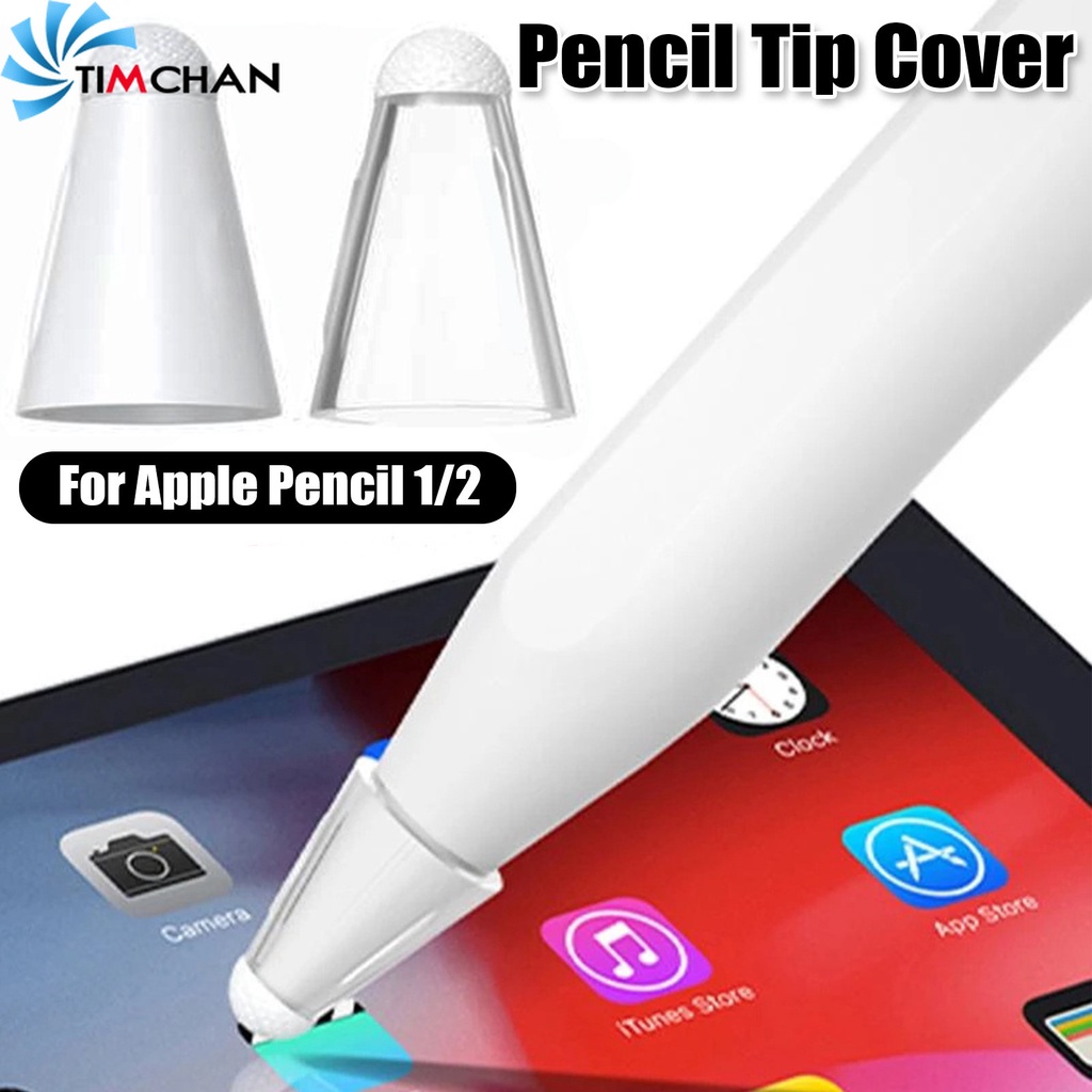 เคสปากกาสไตลัส ไฟเบอร์ ซิลิโคน กันลื่น แบบเปลี่ยน สําหรับ Apple Pencil 1 2 Huawei Mpen 1 2