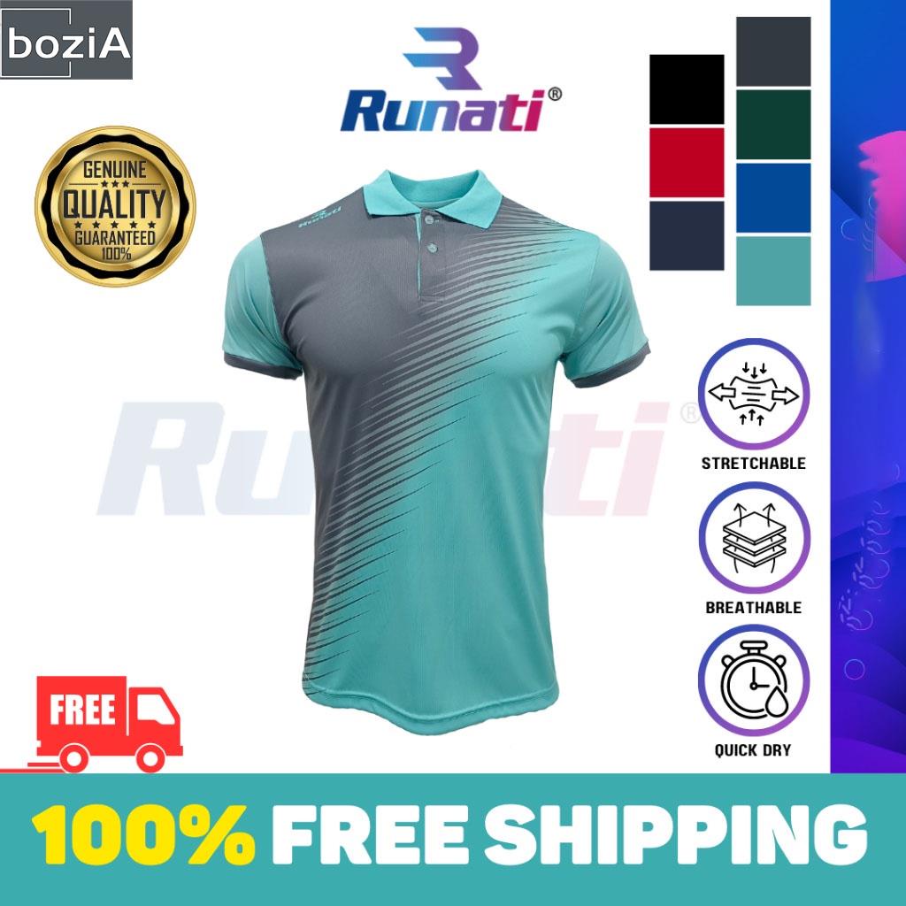 เสื้อเชิ้ตแขนสั้นผู้ชายคอปกกีฬาแห้ง / เสื้อยืดโปโล Baju / เสื้อยืดระเหิดแห้งเร็ว RTS219