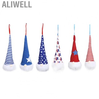 Aliwell Patriotic Gnome  Elf Decoration Gnome  Pendant With Light SD