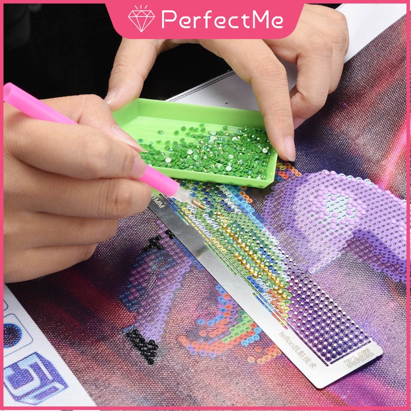 ไม้บรรทัด 400 หลุม ประดับพลอยเทียม สําหรับวาดภาพ DIY 工具 5249