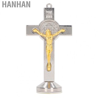 Hanhan Crucifix Standing Crucifix Wearable Durable for Workplace