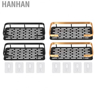 Hanhan Shower Caddy Rectangle Shape Shower Shelf for Apartment