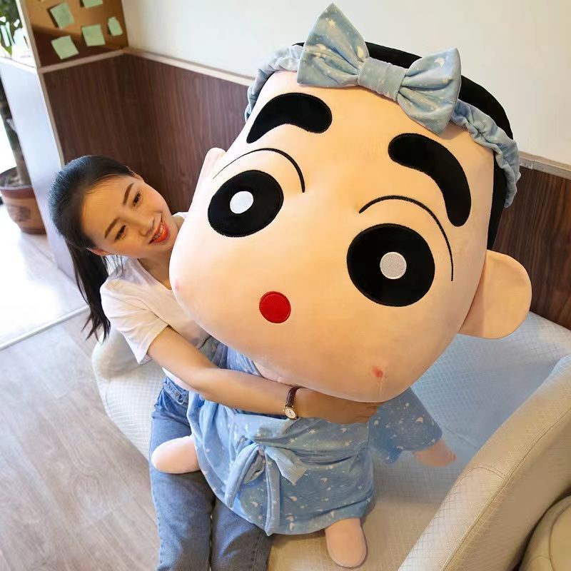 ชินจัง หมอนตุ๊กตา ผ้าฝ้าย รูปการ์ตูนชินจังน่ารัก ขนาดใหญ่ เหมาะกับของขวัญวันเกิด สําหรับแฟนหนุ่ม