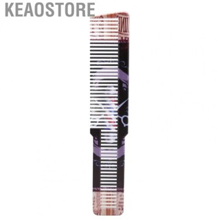 Keaostore Detangler Comb Stylish ABS Portable Barber Comb Mellow  For Hair Salon