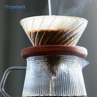 ฐานดริปกาแฟ แบบไม้ น้ําหนักเบา ใช้ง่าย