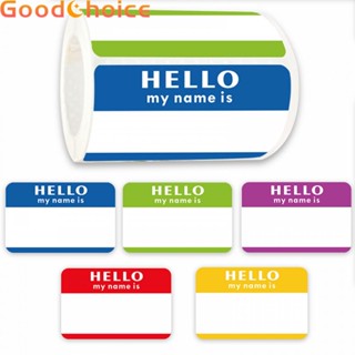 【Good】300 PCS Name Tags Stickers Hello My Name Is Labels for Office Meeting School【Ready Stock】