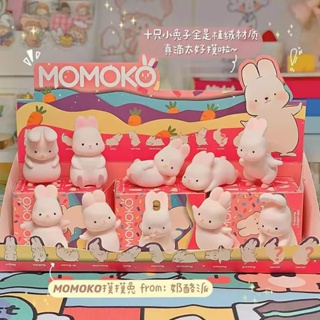 [เวอร์ชั่นของแท้] ตุ๊กตากระต่ายชีสพาย Momoko Touch น่ารัก สําหรับตกแต่งโต๊ะ