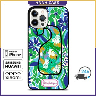 เคสโทรศัพท์มือถือ ลาย Lilly Pulitzer Vines สําหรับ iPhone 12 14 Pro Max 13 Pro Max Samsung Galaxy Note10+ S21Ultra