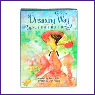 ไพ่ทาโรต์ Dreaming Way Lenormand Oracle เวอร์ชั่นภาษาอังกฤษ ของเล่นสําหรับเด็ก