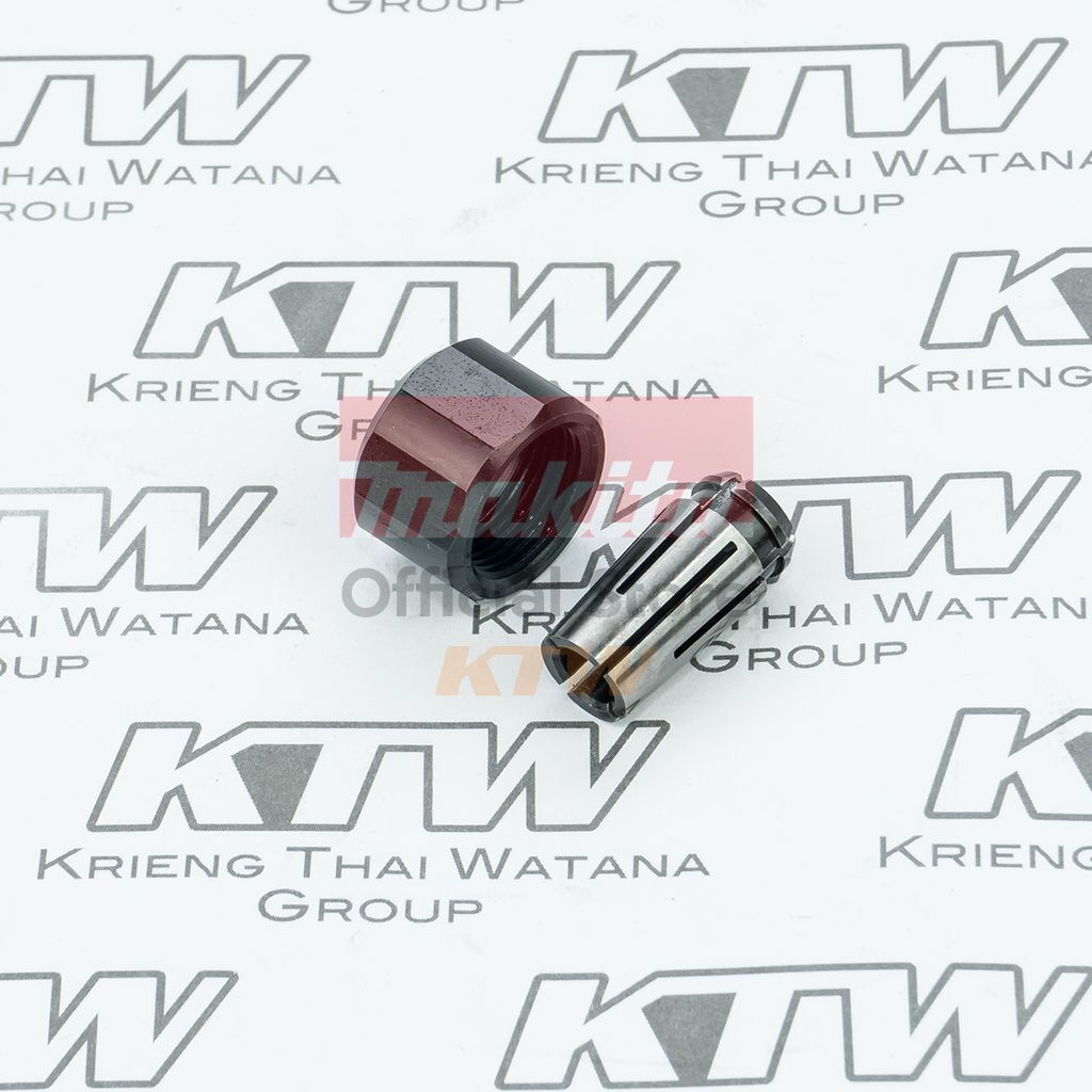 MAKITA มากีต้า MP193012-1 อะไหล่GD0800C#1,2 COLLET CONE 6+NUT NO.1,2 COLLET CONE 6 FOR GD0800C Code 