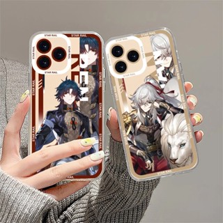 เคสโทรศัพท์มือถือซิลิโคน TPU ใส แบบนิ่ม ลายการ์ตูนอนิเมะ Honkai Star Rail ป้องกันกล้อง สําหรับ POCO M3 F3 X3 X4 Pro NFC GT