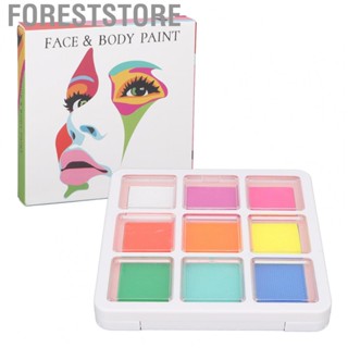 Foreststore Face Body Paint Oil 27g Odorless 9 Colors Face Body Paint Palettes for Cosplay for Party for DIY Painting  