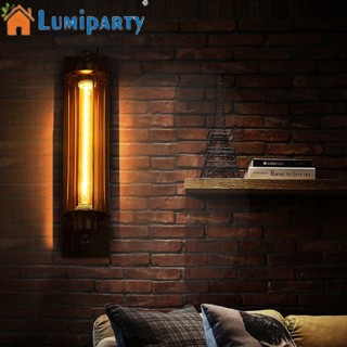 Lumiparty โคมไฟเพดาน โลหะ สไตล์วินเทจย้อนยุค สีดํา สําหรับตกแต่งผนัง