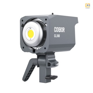 Colbor CL100 ไฟวิดีโอ LED 100W 2700K-6500K CRI97+ 30 เอฟเฟคไฟ 240FPS ความเร็วสูง ควบคุมผ่านแอพ พร้อมเมาท์โบเวน สะท้อนแสง