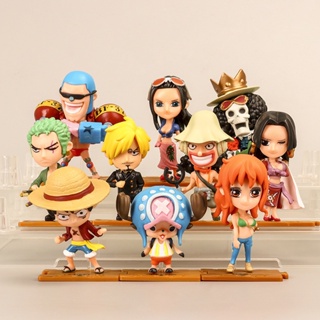 ตุ๊กตาฟิกเกอร์ Melody-evb-10 Styles One Piece Luffy Sauron Chopal Empress Sanji Nami Usopp Ah Piece ของเล่นสําหรับเด็ก