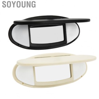 Soyoung Interior Sunvisor  51167361833 Sun Visor Mirror Cover Antiaging ABS Perfect Fit  for Modification