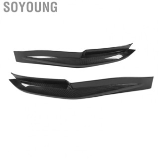 Soyoung Rear Bumper Lip Spoiler  Carbon Fiber Perfect Match Scratch Resistant Exquisite Appearance Car Rear Bumper Diffuser  for Vehicle